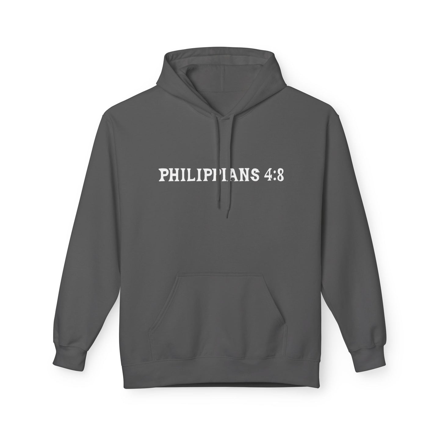 Philippians 4:8 Christian Hoodie For Men And Women Softstyle Fleece Hoodie