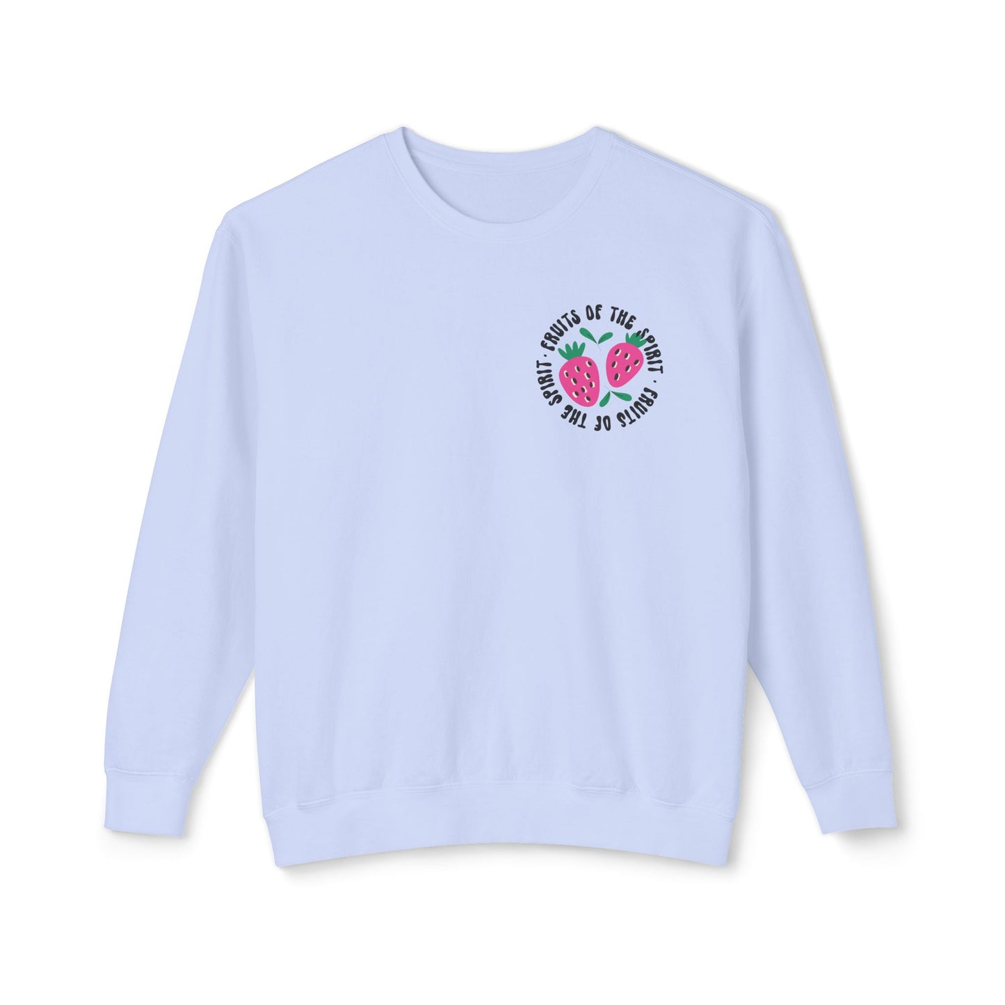 Fruits of the Spirit  Lightweight Crewneck Sweatshirt Comfort Colors