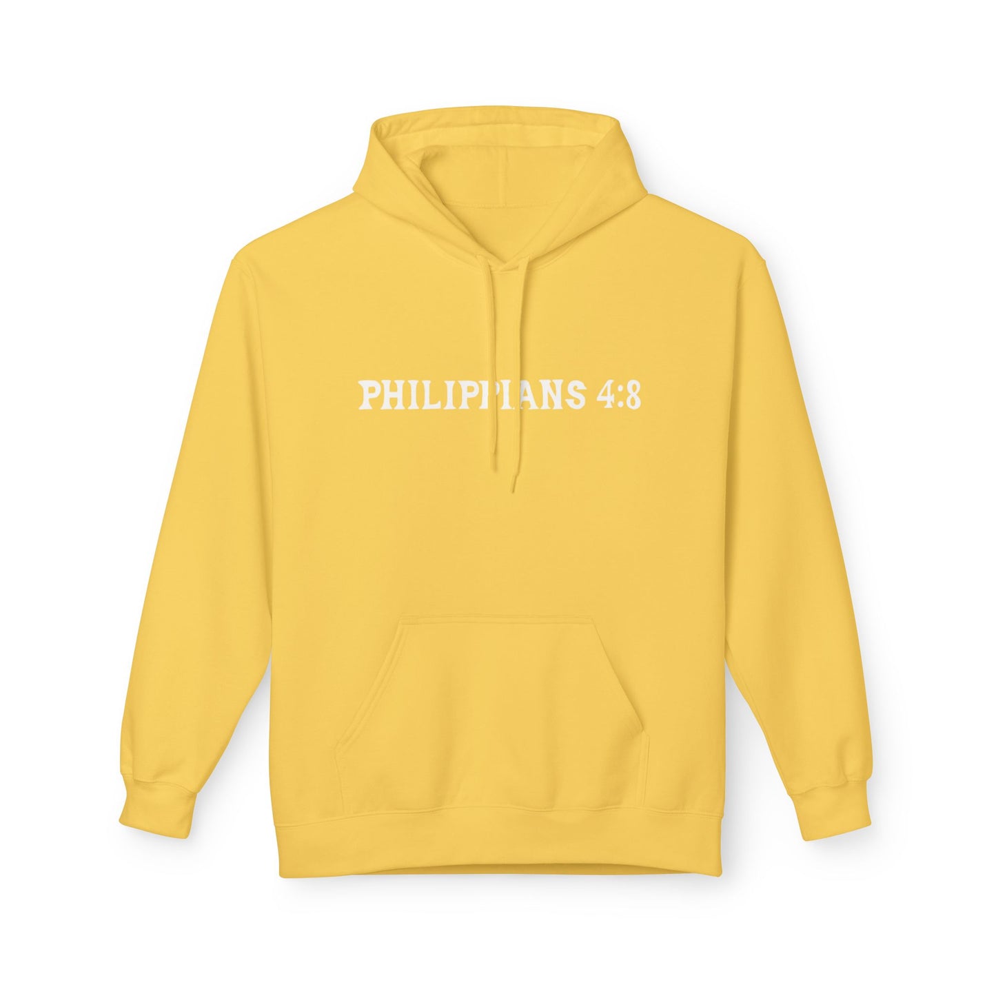 Philippians 4:8 Christian Hoodie For Men And Women Softstyle Fleece Hoodie