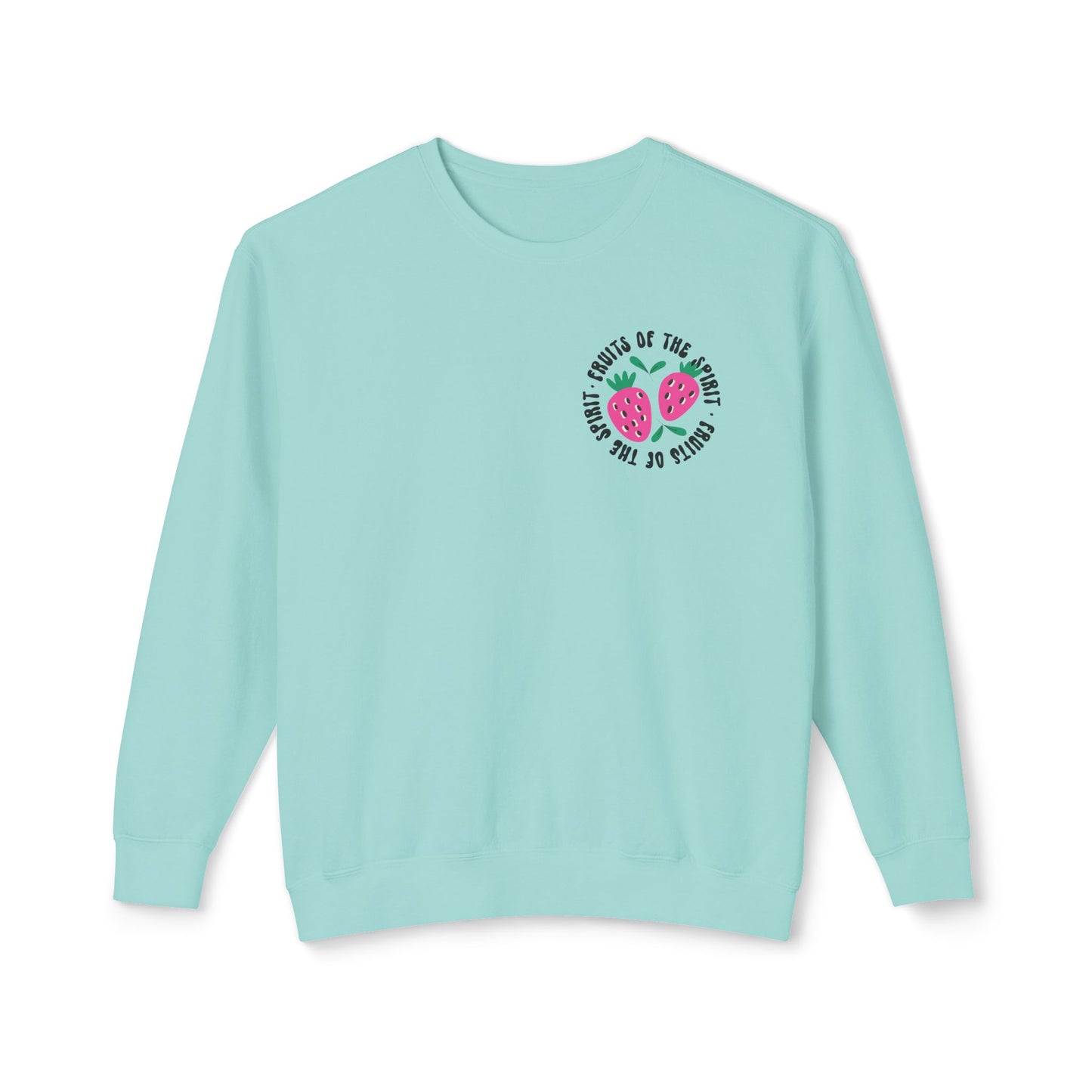 Fruits of the Spirit  Lightweight Crewneck Sweatshirt Comfort Colors