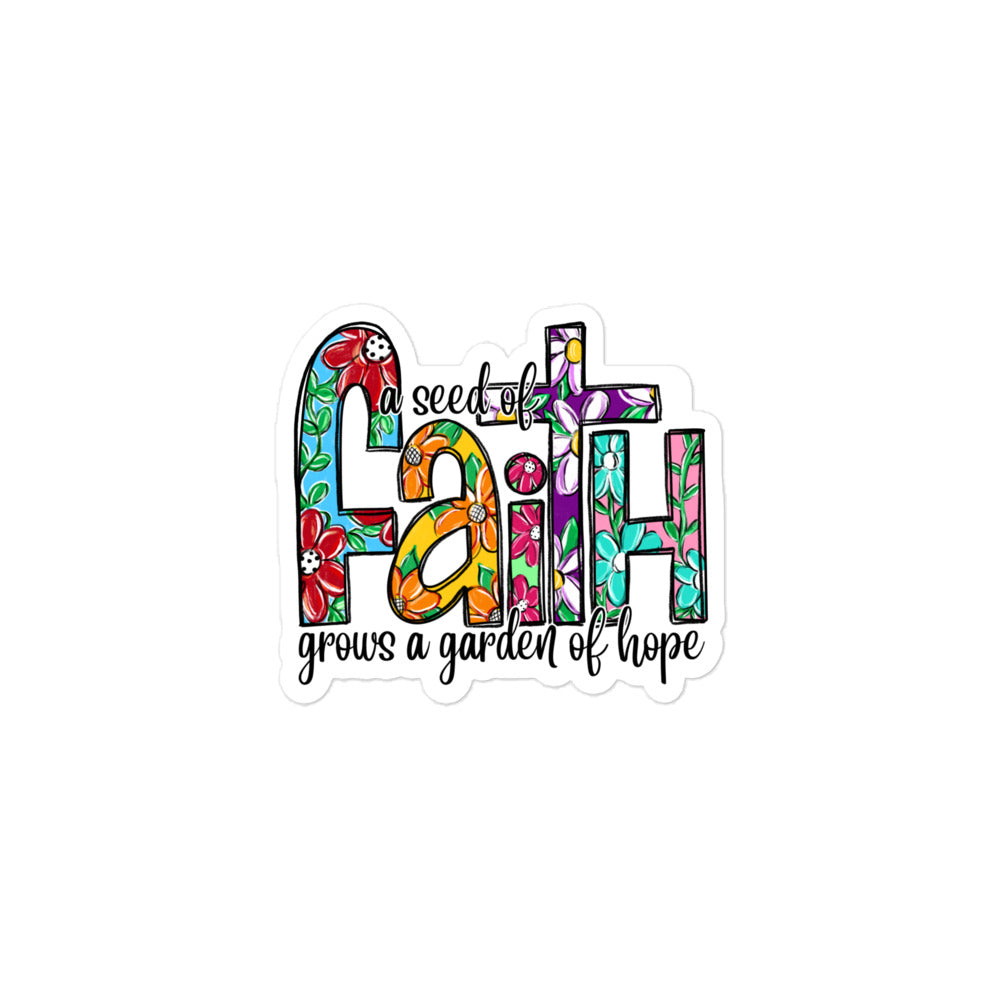 Seed of Faith Garden of Hope Christian Sticker Kadosh Life