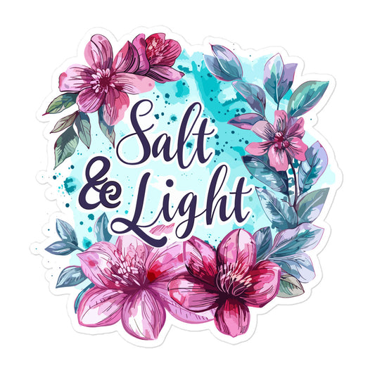 Salt and Light Christian Sticker Kadosh Life