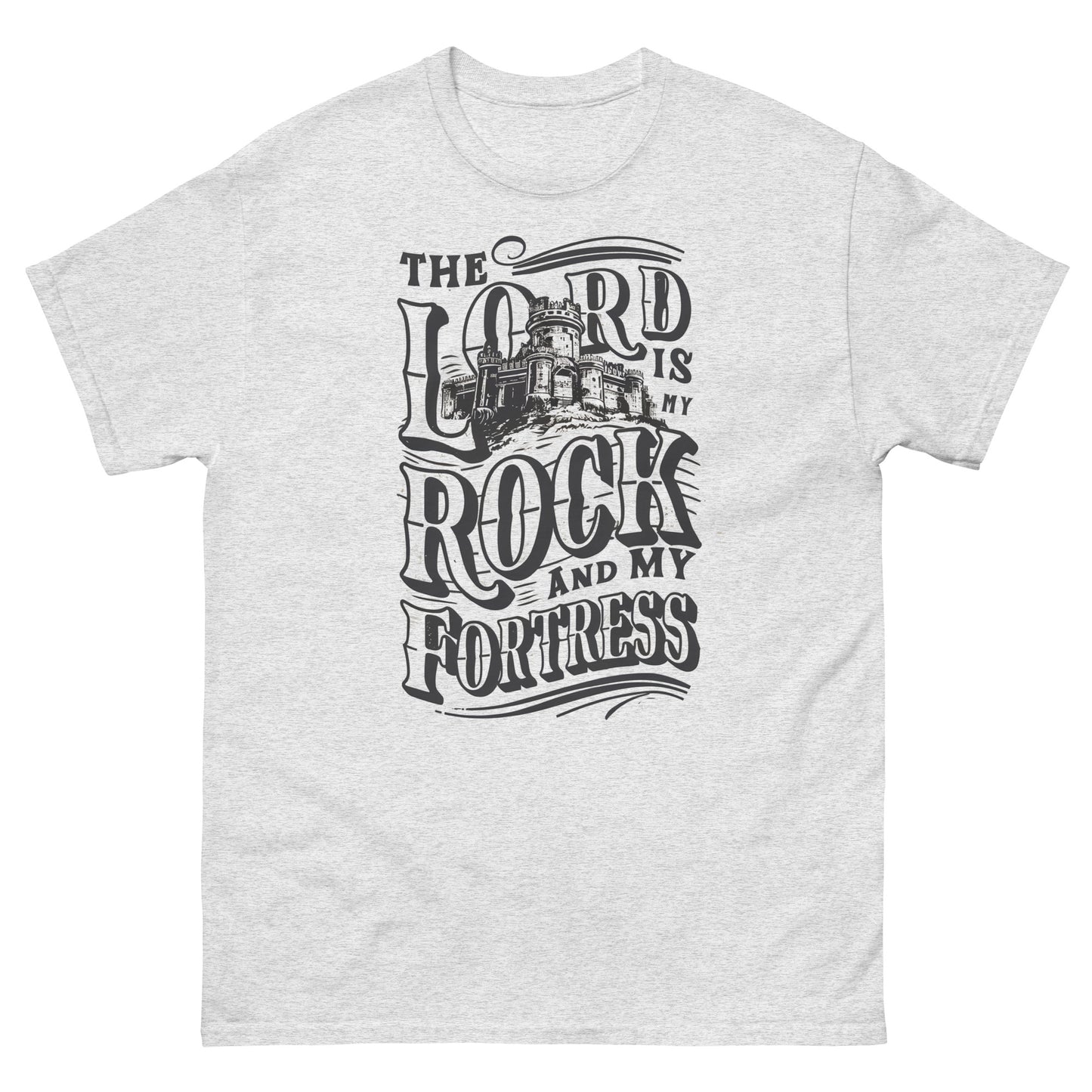 The Lord Is My Rock And My Fortress Men's Christian T-Shirt Kadosh Life