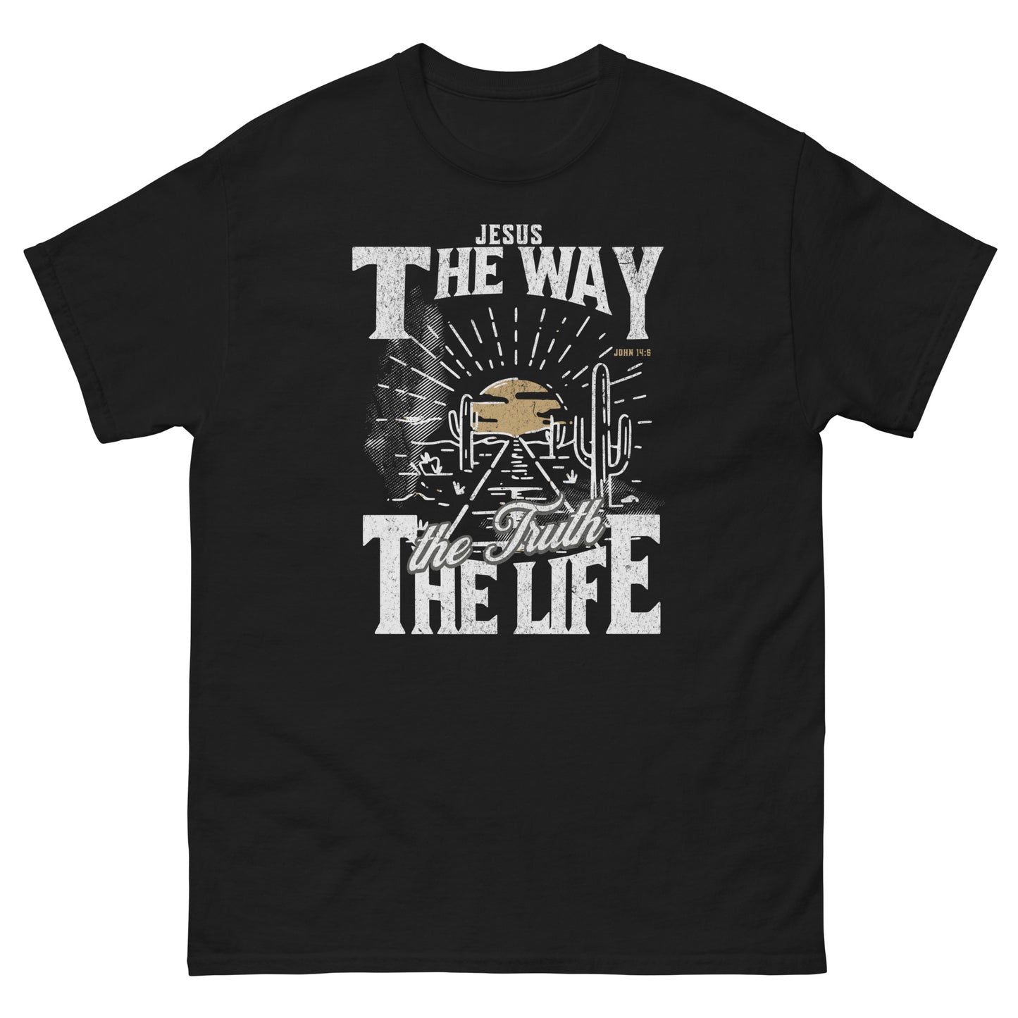 Jesus The Way The Truth The Life Christian T-Shirt Kadosh Life