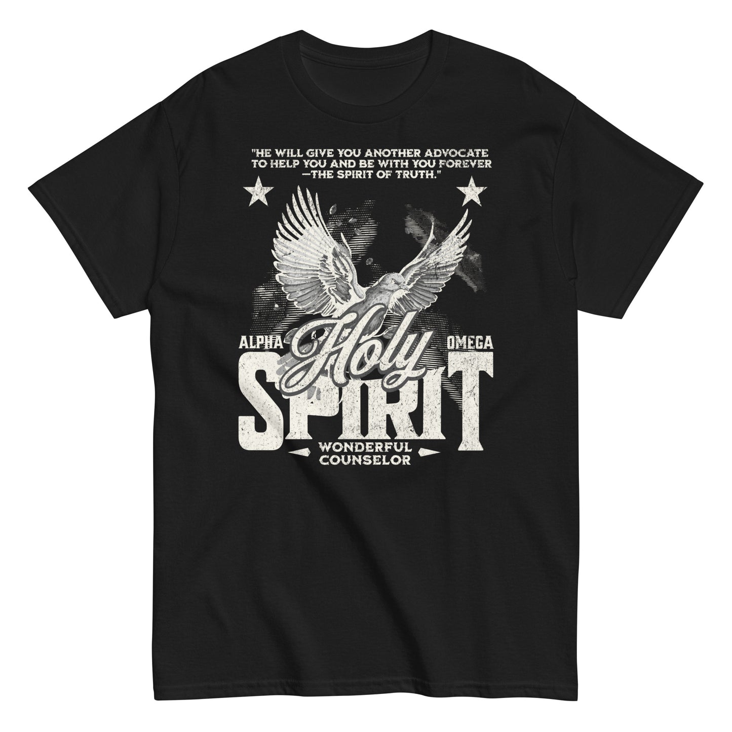 Holy Spirit Wonderful Counselor Men's Christian T-Shirt Kadosh Life