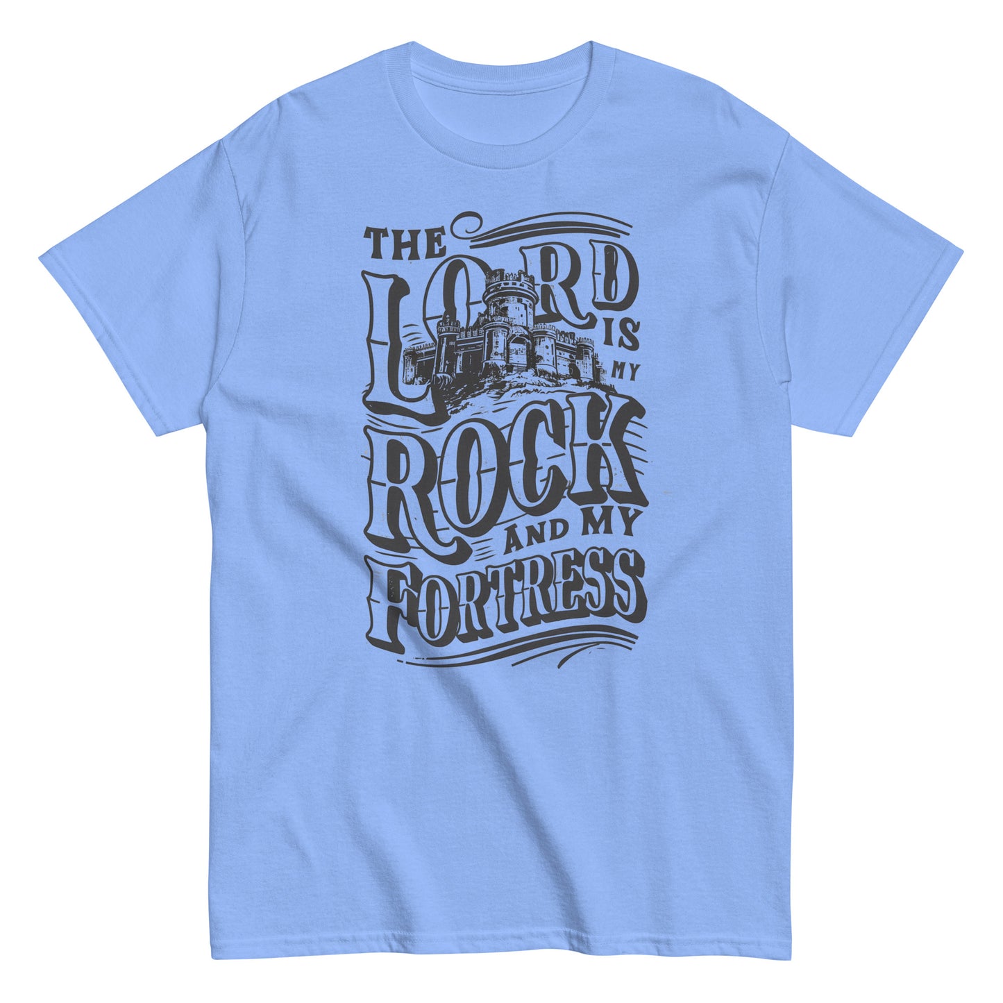 The Lord Is My Rock And My Fortress Men's Christian T-Shirt Kadosh Life