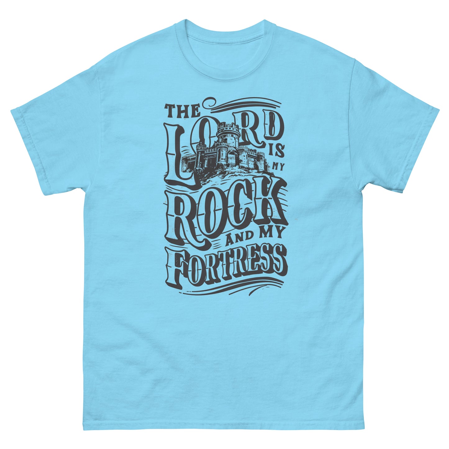 The Lord Is My Rock And My Fortress Men's Christian T-Shirt Kadosh Life