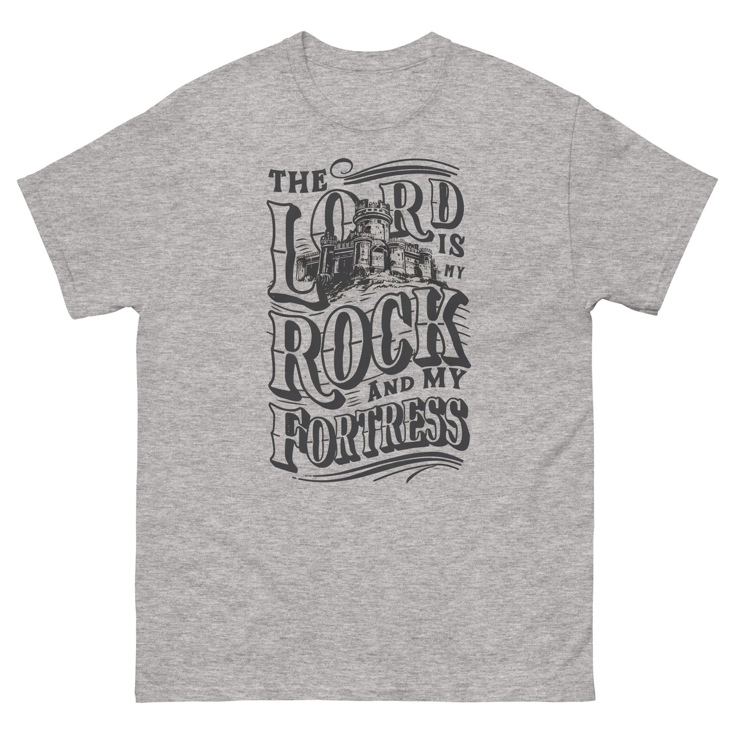 The Lord Is My Rock And My Fortress Men's Christian T-Shirt Kadosh Life