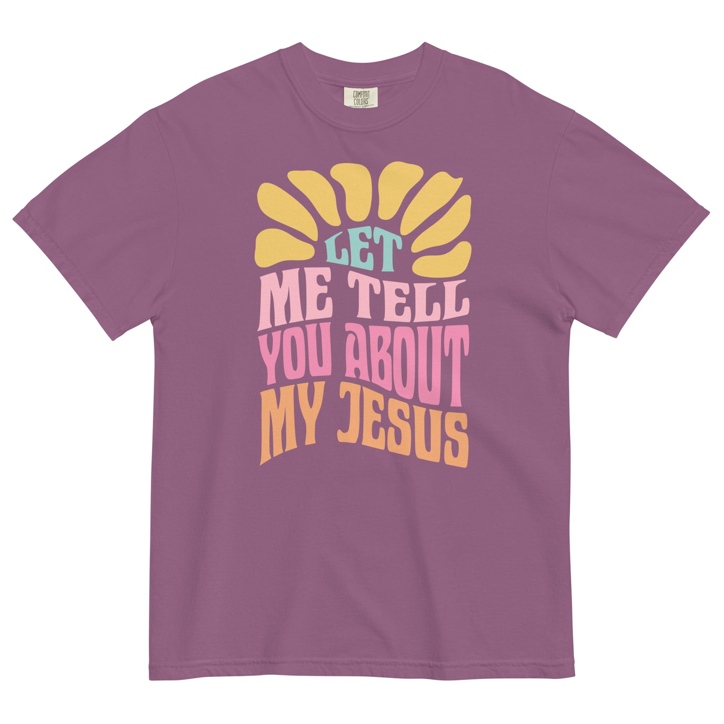 Let Me Tell You About My Jesus Women's Boho Christian T-Shirt Kadosh Life