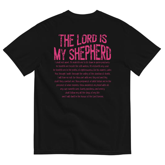 Psalm 23 The Lord Is My Shepherd Christian T-Shirt pink Kadosh Life