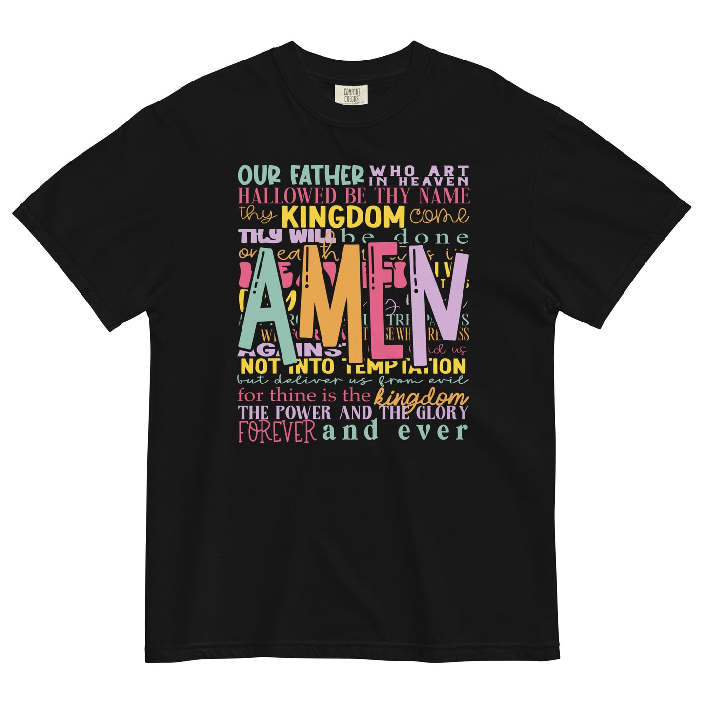 The Lord's Prayer Women's Christian T-Shirt color Kadosh Life