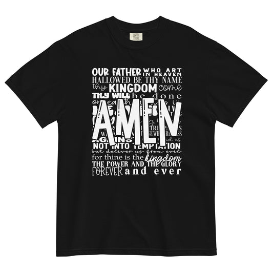 The Lord's Prayer Women's Christian T-Shirt white Kadosh Life