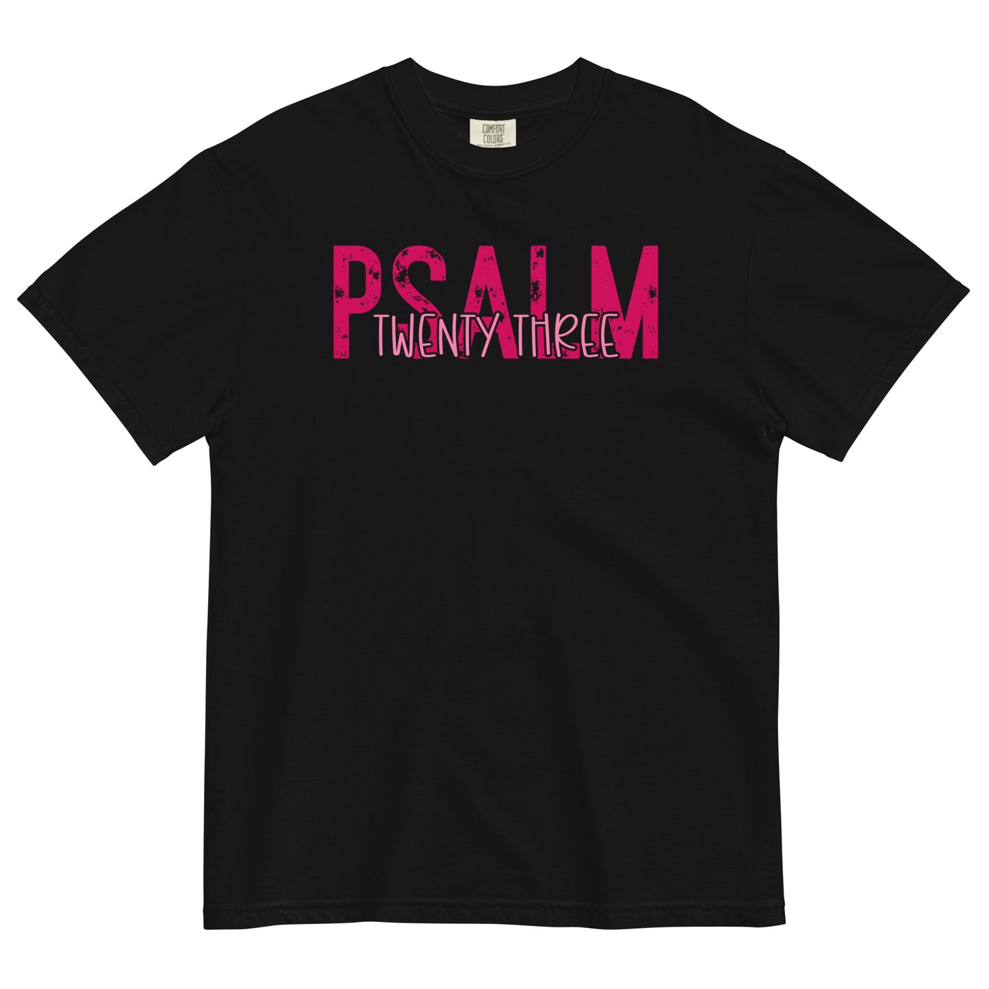 Psalm 23 The Lord Is My Shepherd Christian T-Shirt pink Kadosh Life