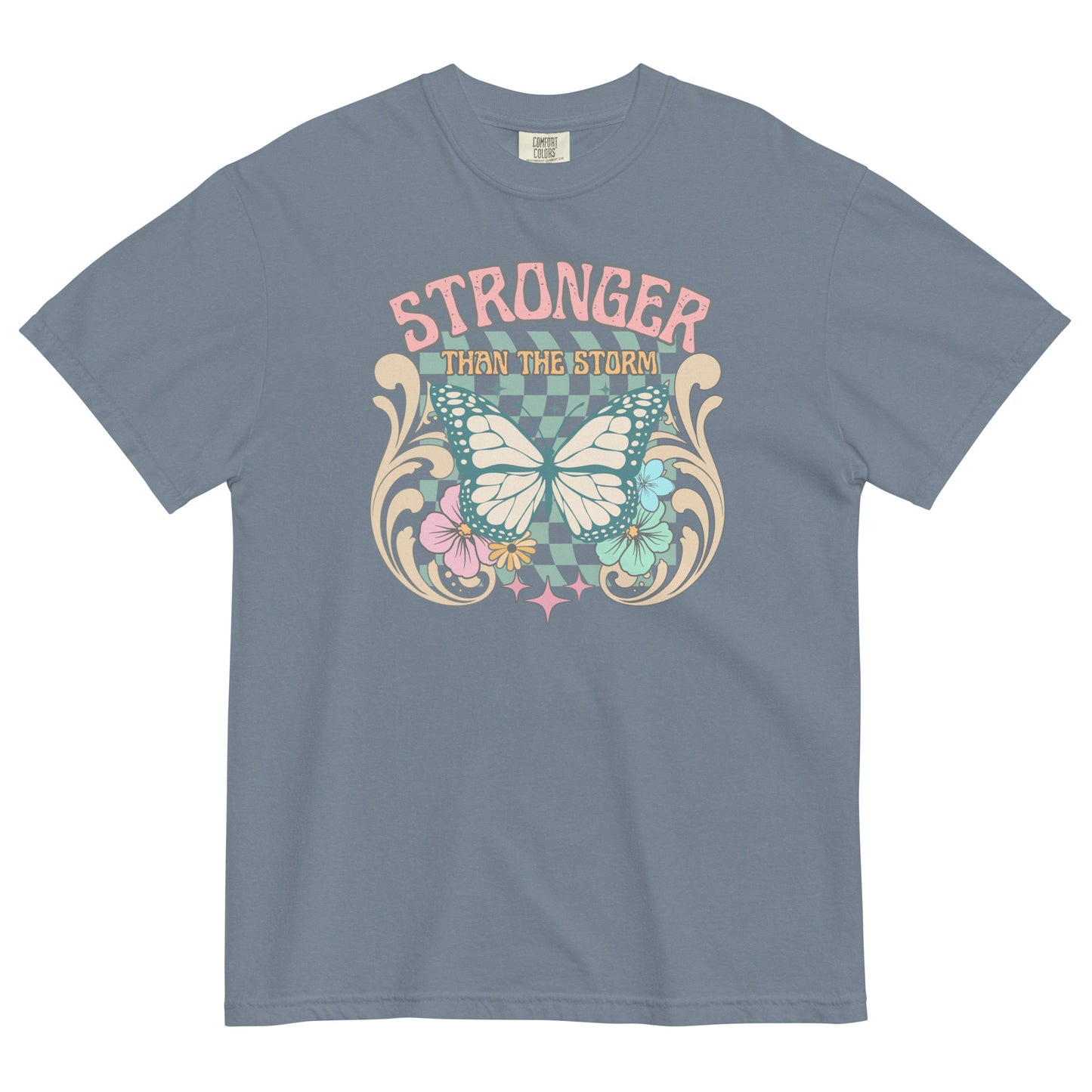 Stonger Than The Storm Women's Christian T-Shirt Kadosh Life