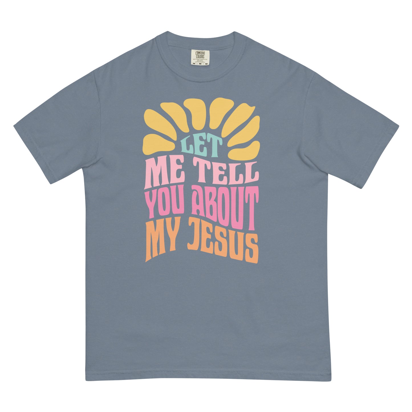 Let Me Tell You About My Jesus Women's Boho Christian T-Shirt Kadosh Life