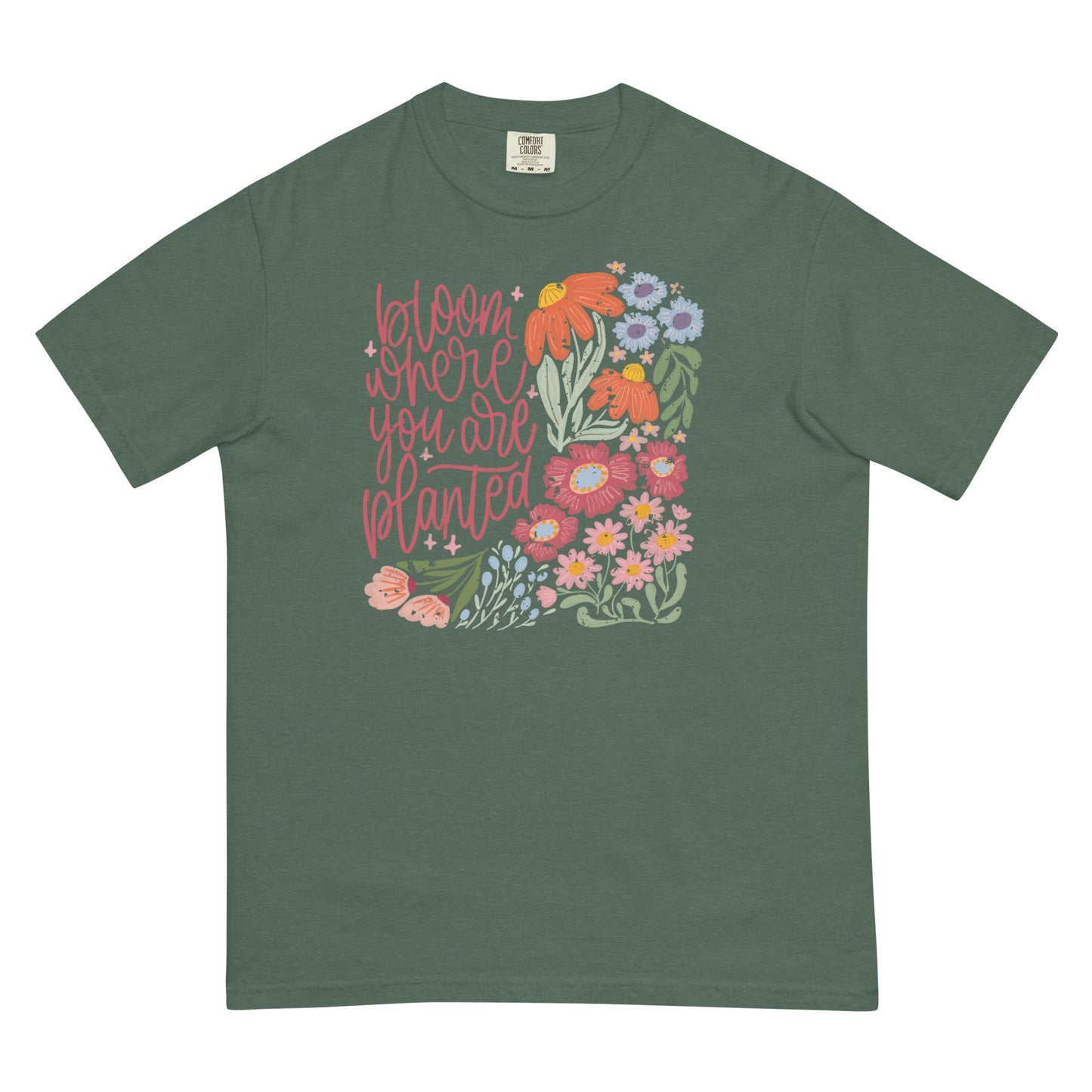 Bloom Where You Are Planted Women's Christian T-Shirt Kadosh Life