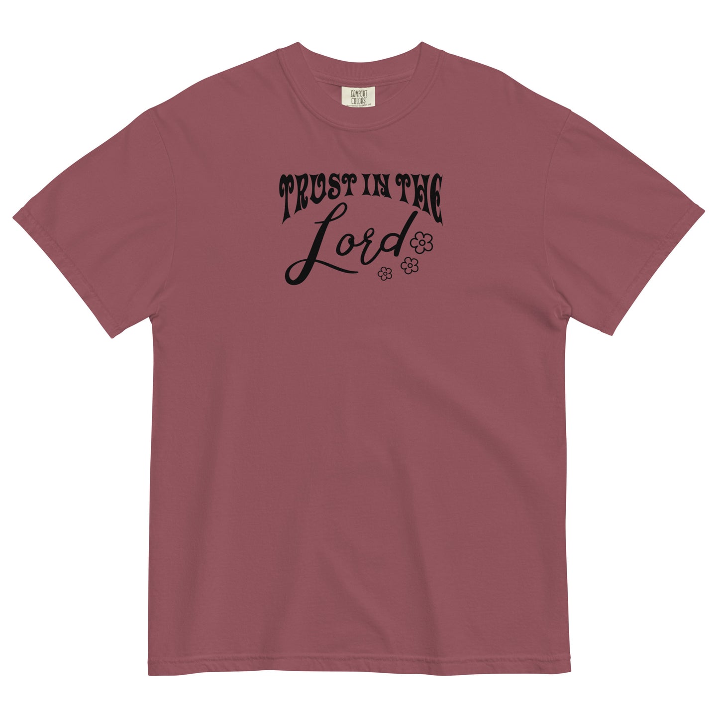 Trust In The Lord With All Your Heart Proverbs 3:5 Christian T-Shirt Comfort Colors Kadosh Life