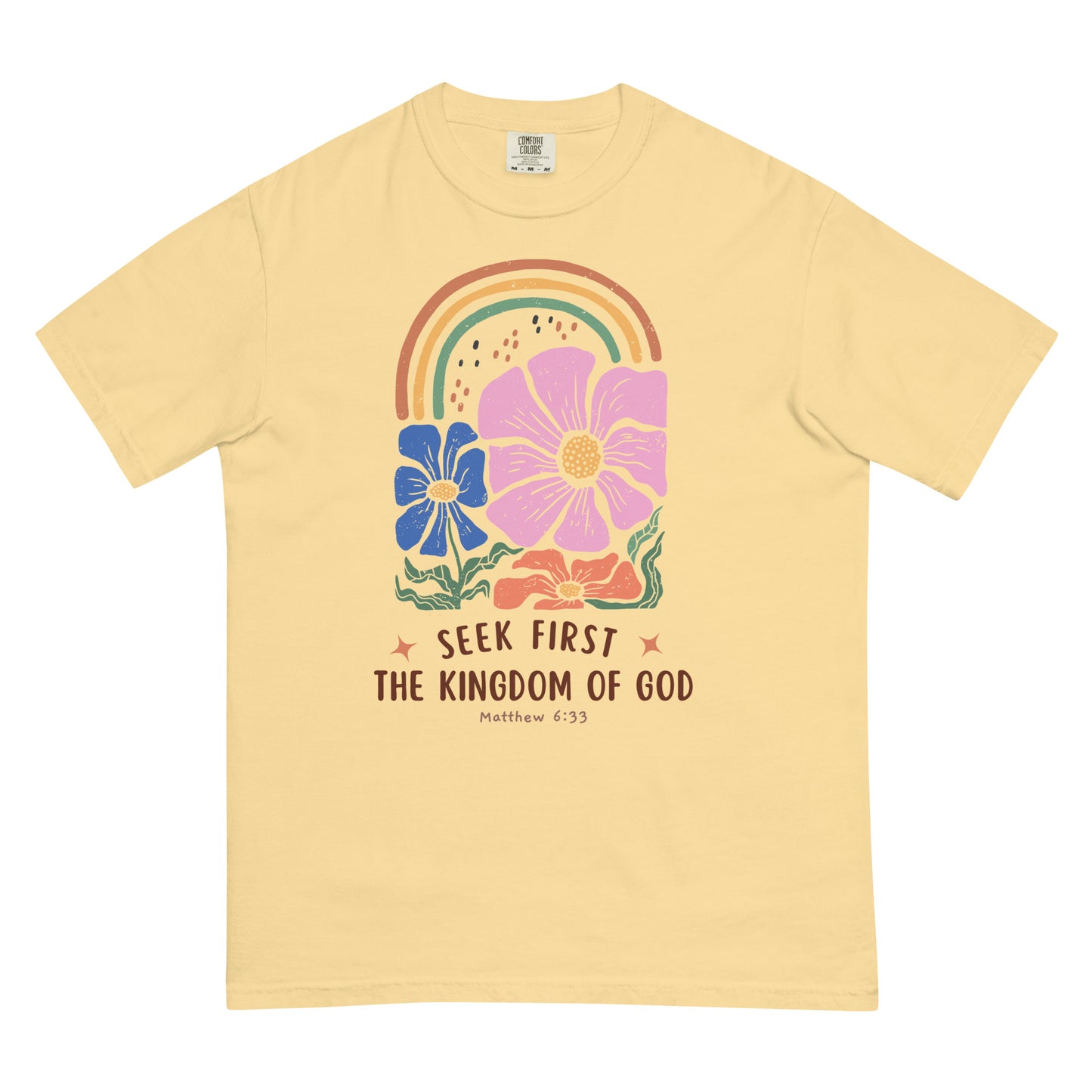 Seek First The Kingdom of God Women's Christian T-Shirt Kadosh Life