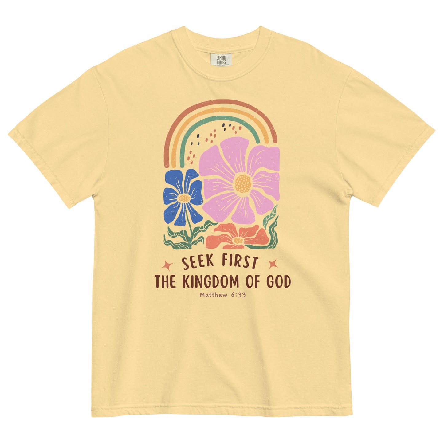 Seek First The Kingdom of God Women's Christian T-Shirt Kadosh Life