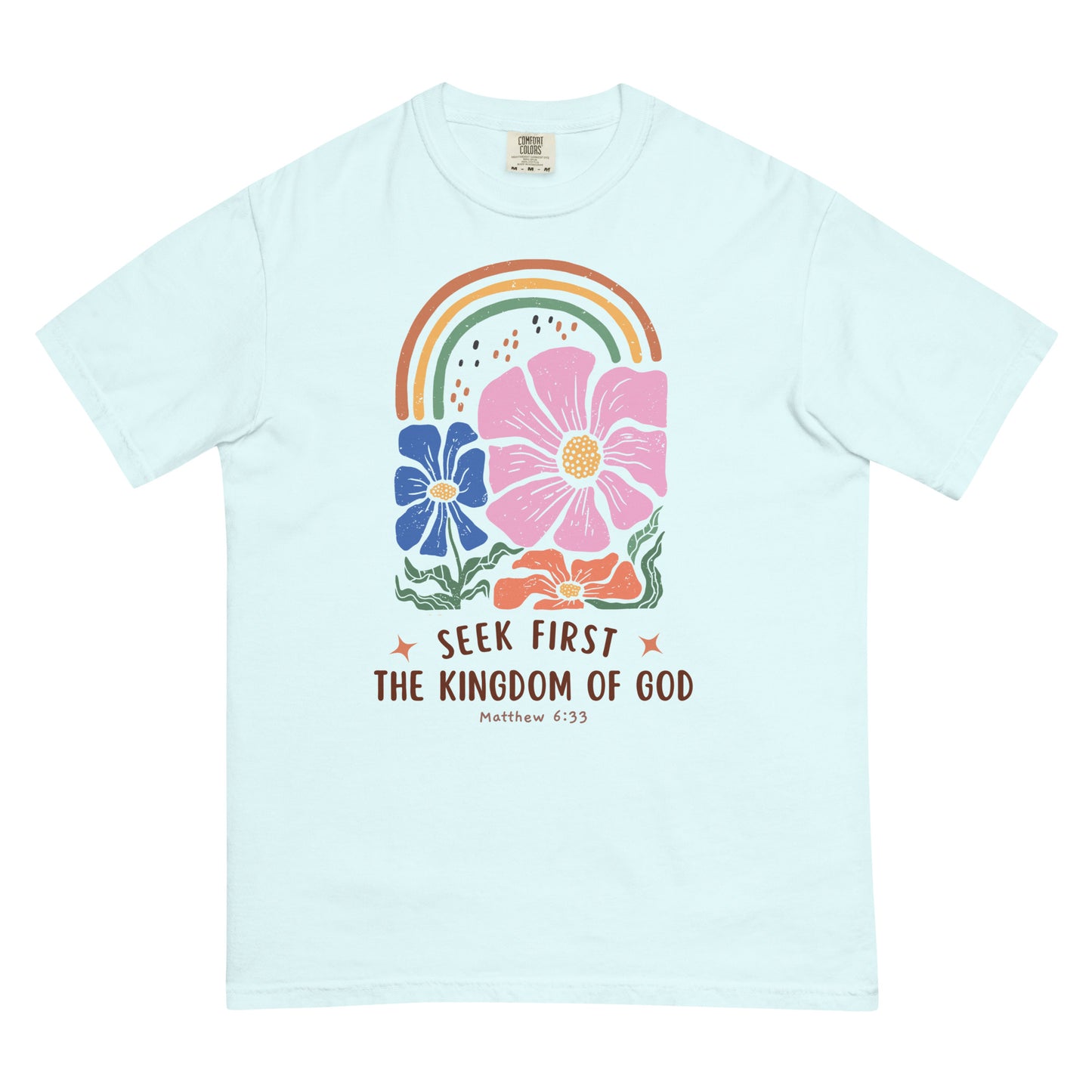 Seek First The Kingdom of God Women's Christian T-Shirt Kadosh Life