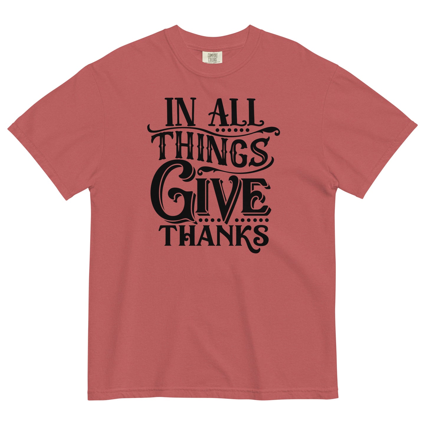 In All Things Give Thanks Women's Christian T-Shirt Kadosh Life