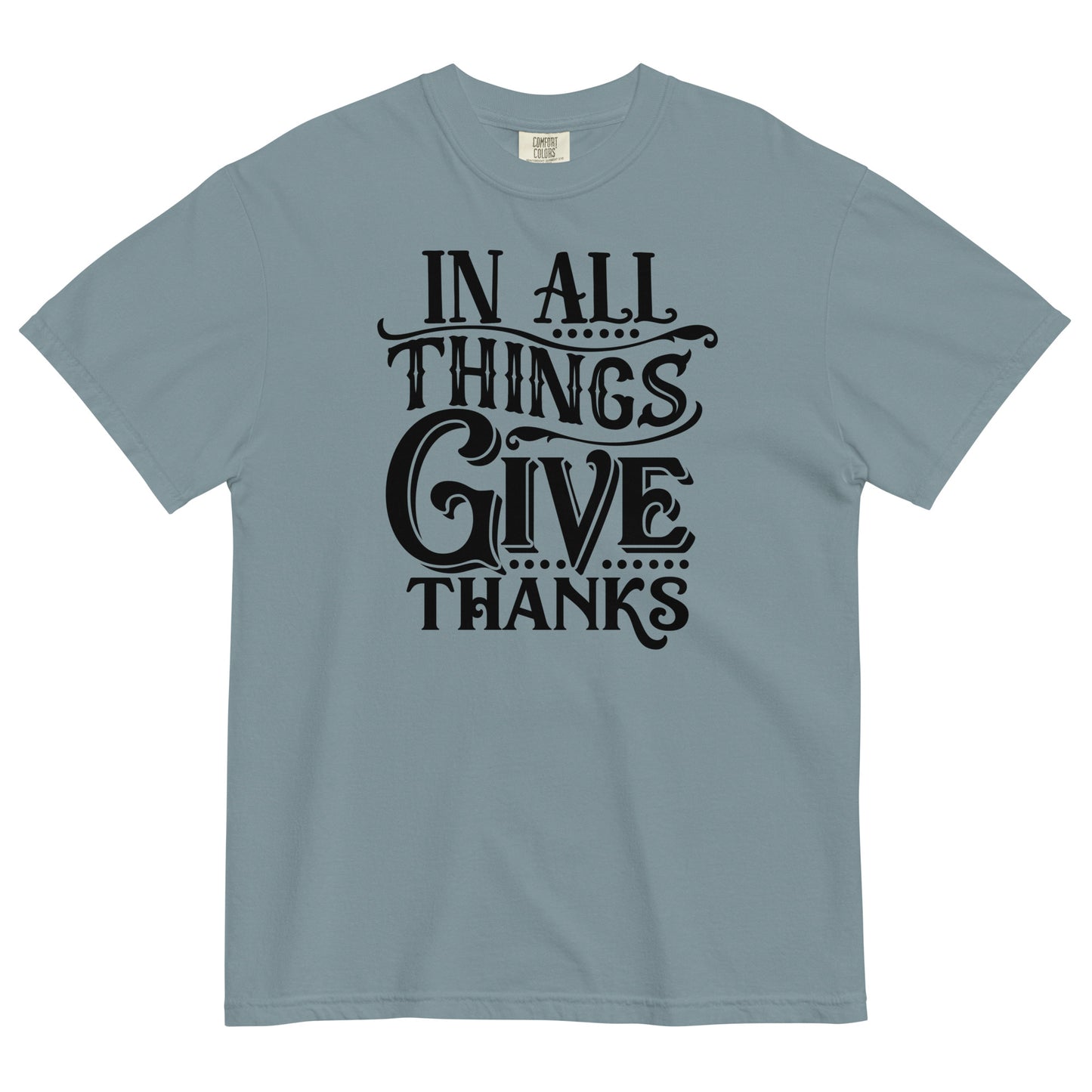 In All Things Give Thanks Women's Christian T-Shirt Kadosh Life