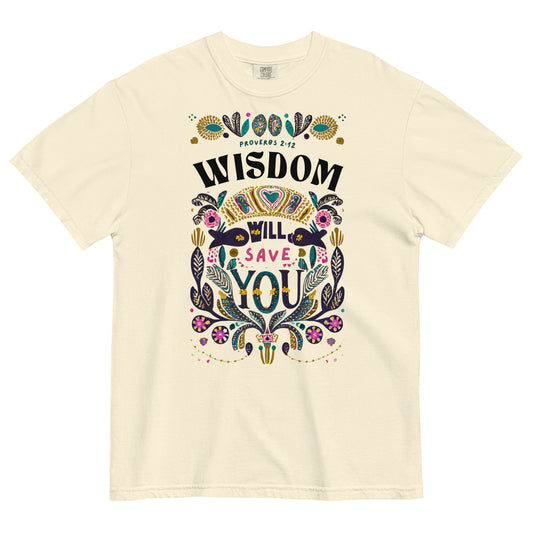 Wisdom Will Save You Proverbs 2:12 Women's Christian T-Shirt Kadosh Life