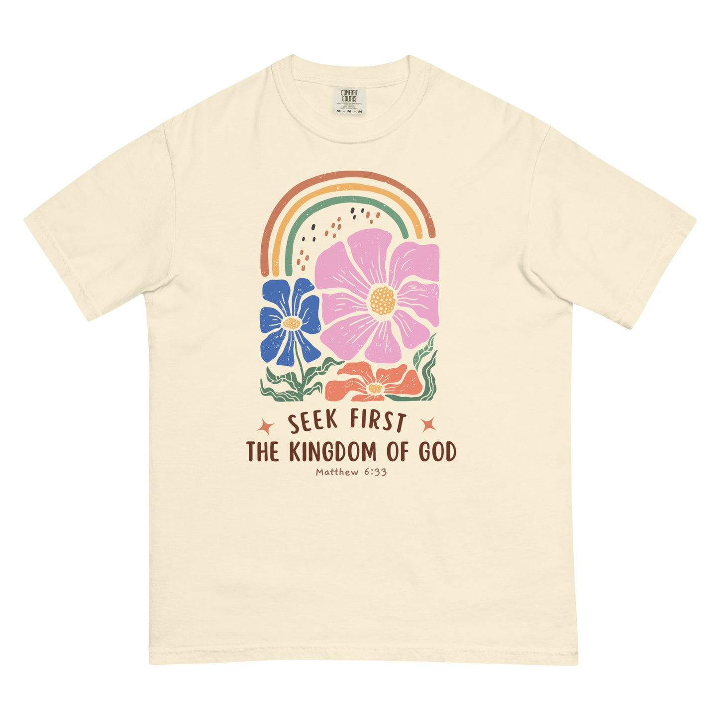 Seek First The Kingdom of God Women's Christian T-Shirt Kadosh Life