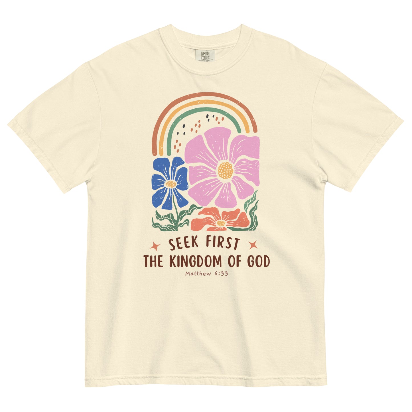 Seek First The Kingdom of God Women's Christian T-Shirt Kadosh Life