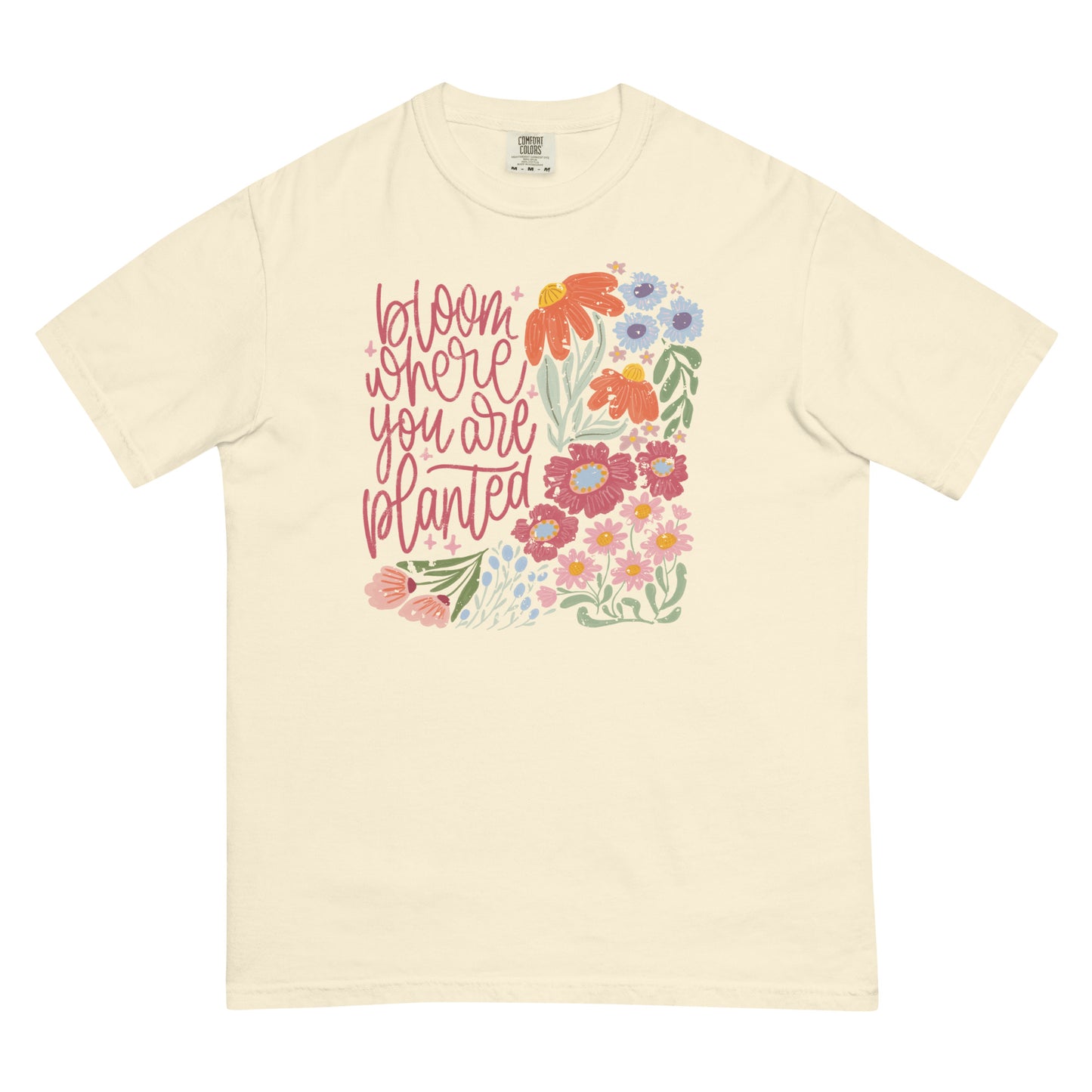 Bloom Where You Are Planted Women's Christian T-Shirt Kadosh Life