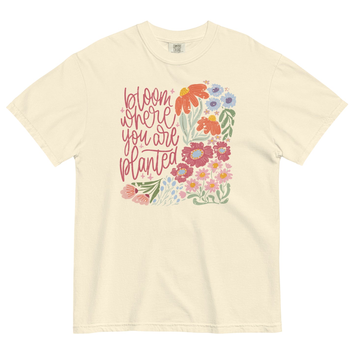 Bloom Where You Are Planted Women's Christian T-Shirt Kadosh Life