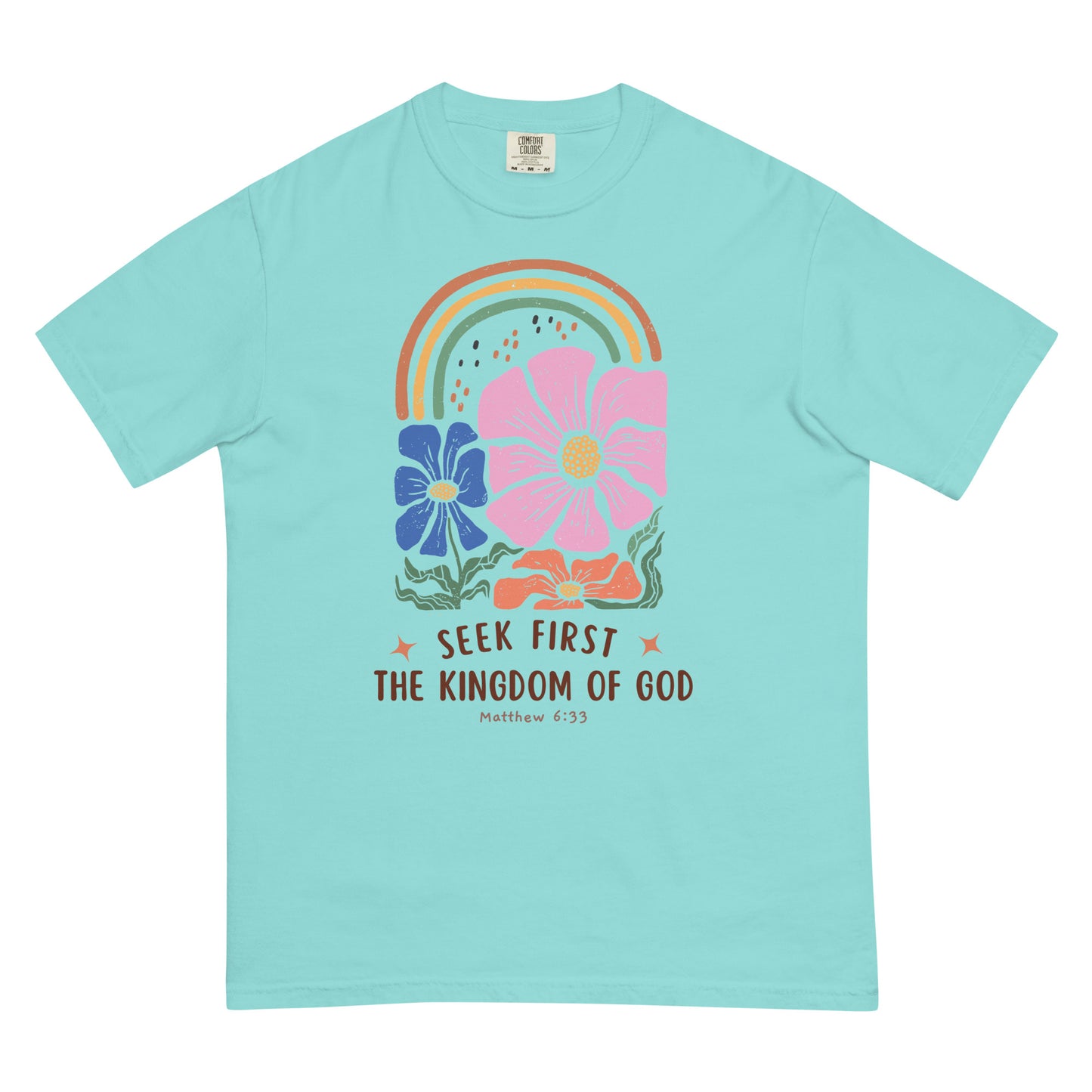 Seek First The Kingdom of God Women's Christian T-Shirt Kadosh Life