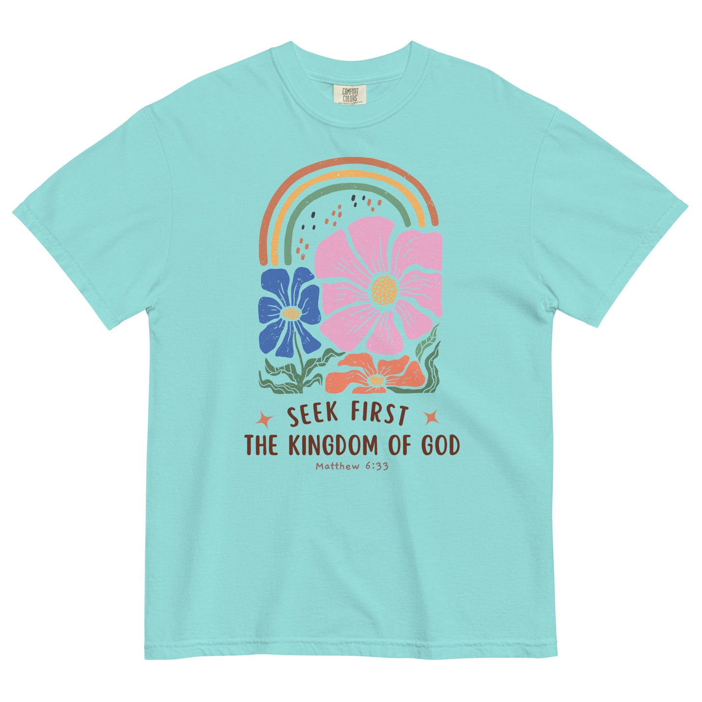 Seek First The Kingdom of God Women's Christian T-Shirt Kadosh Life