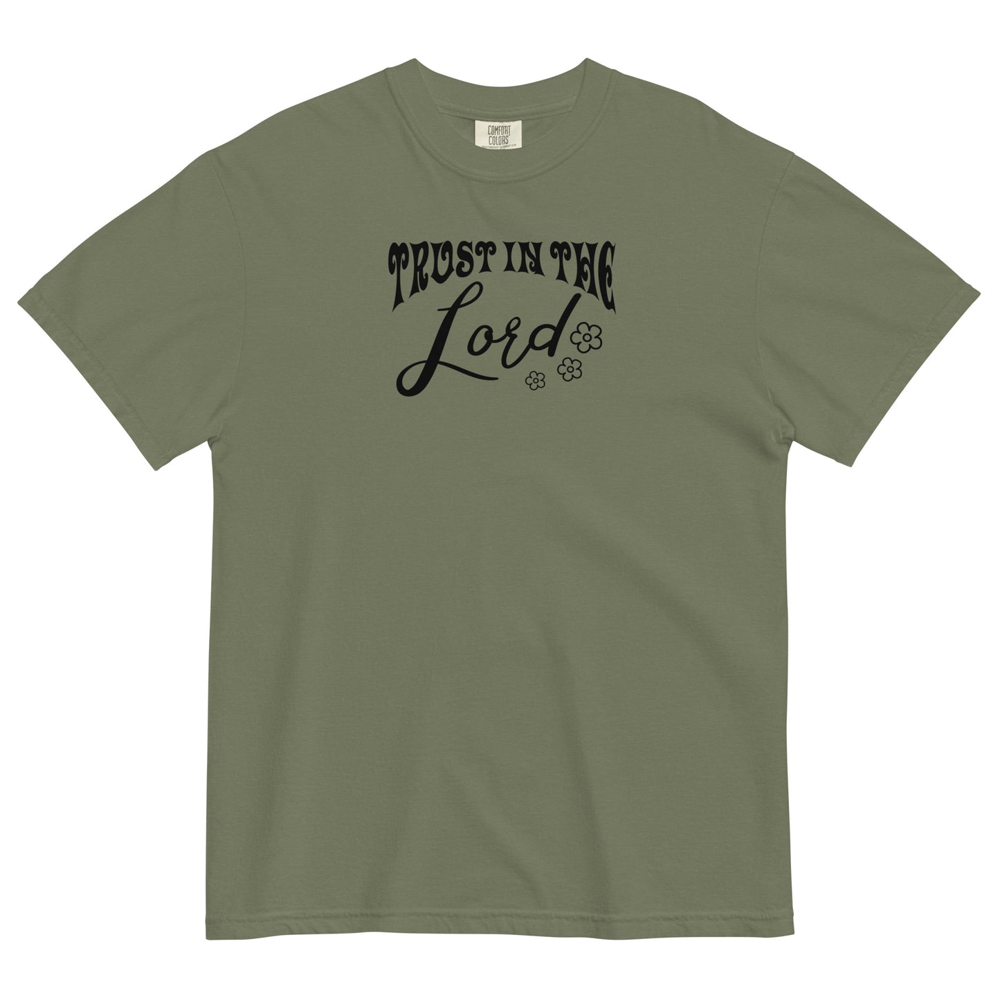 Trust In The Lord With All Your Heart Proverbs 3:5 Christian T-Shirt Comfort Colors Kadosh Life