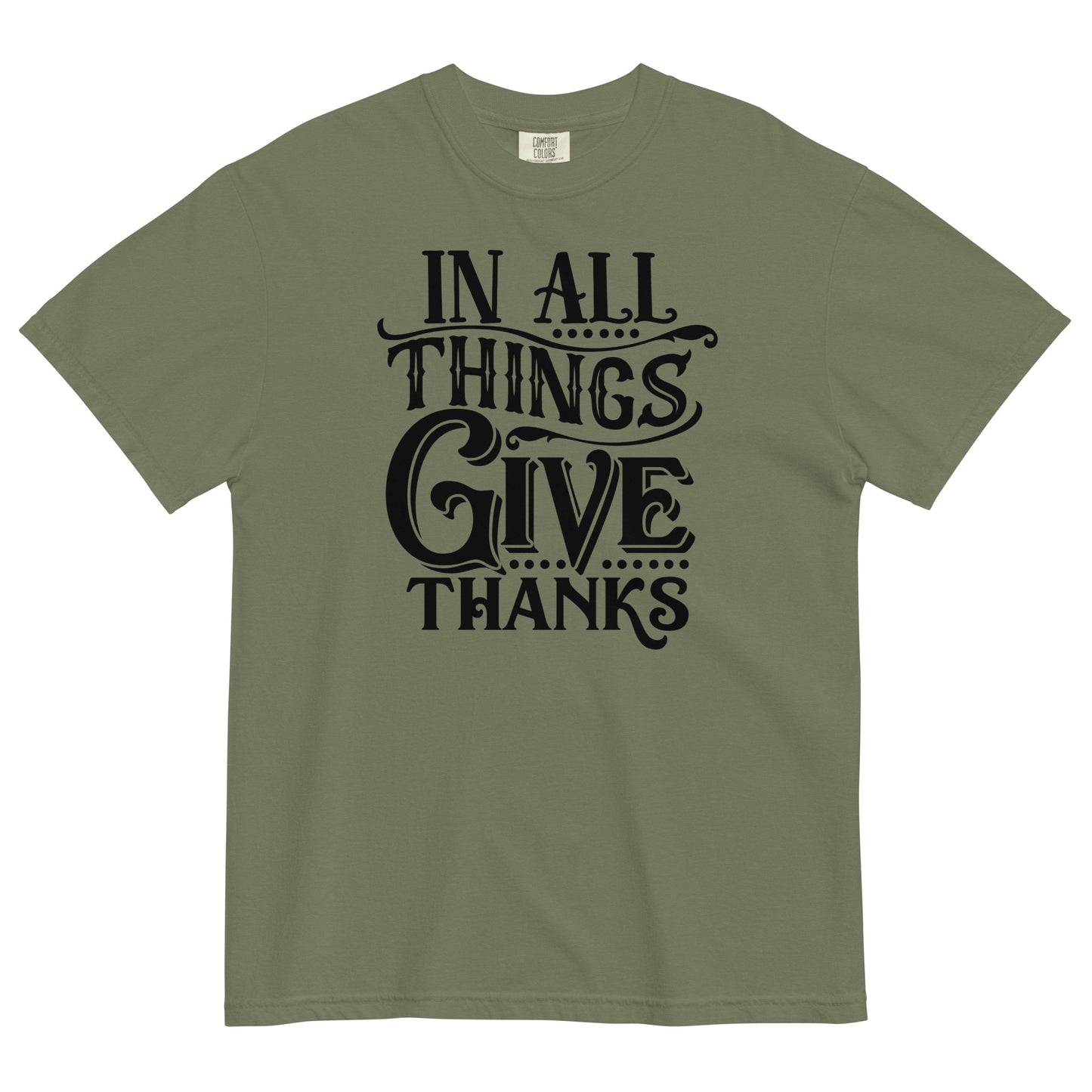 In All Things Give Thanks Women's Christian T-Shirt Kadosh Life