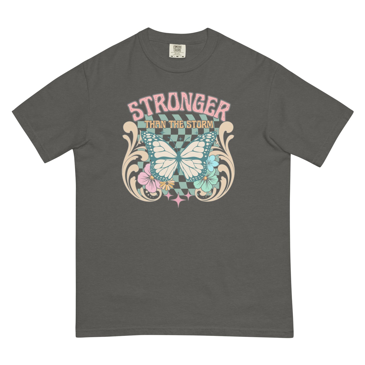 Stonger Than The Storm Women's Christian T-Shirt Kadosh Life