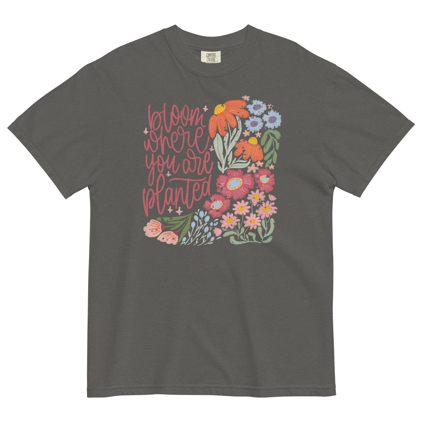 Bloom Where You Are Planted Women's Christian T-Shirt Kadosh Life