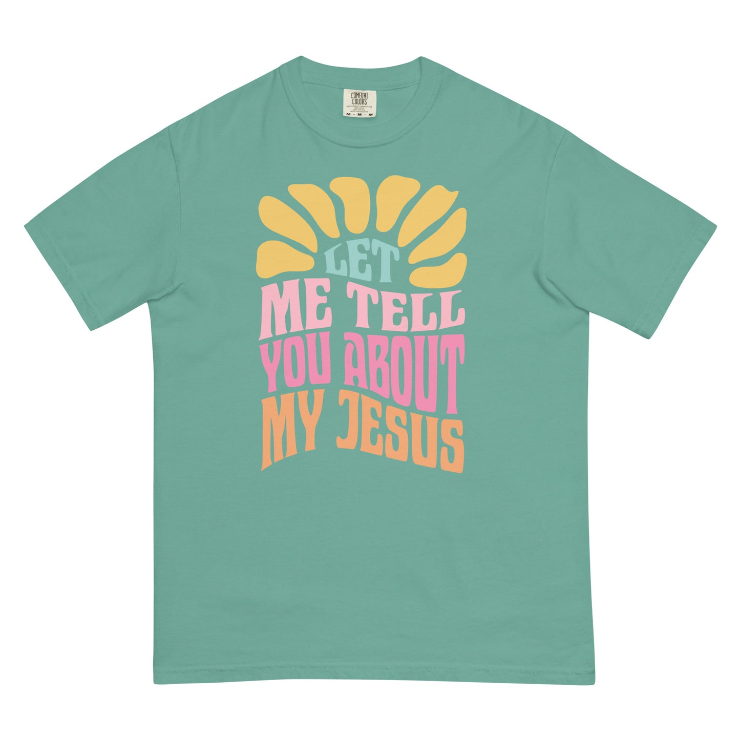 Let Me Tell You About My Jesus Women's Boho Christian T-Shirt Kadosh Life