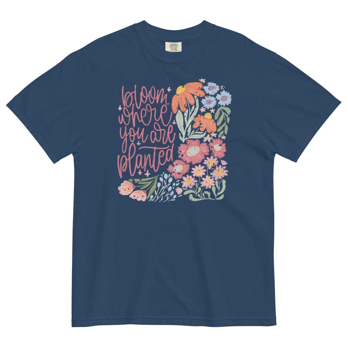 Bloom Where You Are Planted Women's Christian T-Shirt Kadosh Life