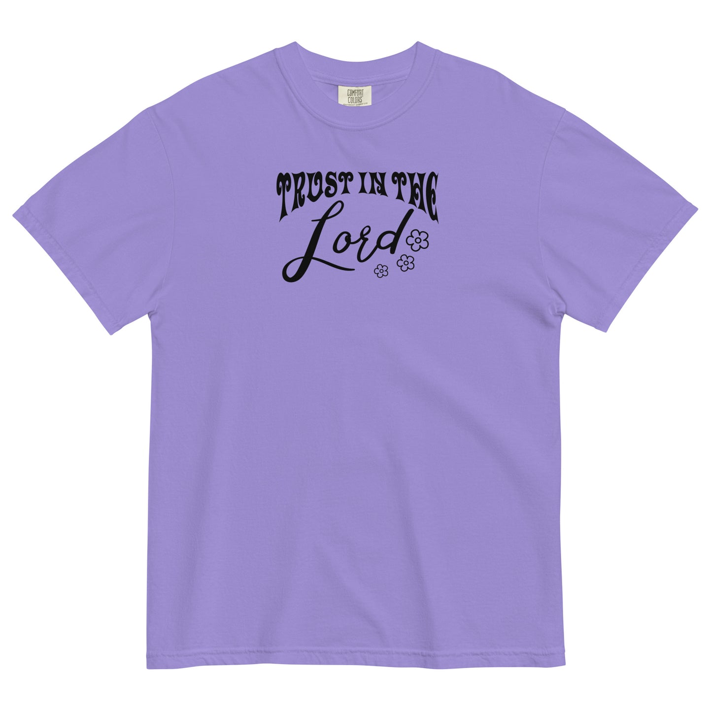 Trust In The Lord With All Your Heart Proverbs 3:5 Christian T-Shirt Comfort Colors Kadosh Life