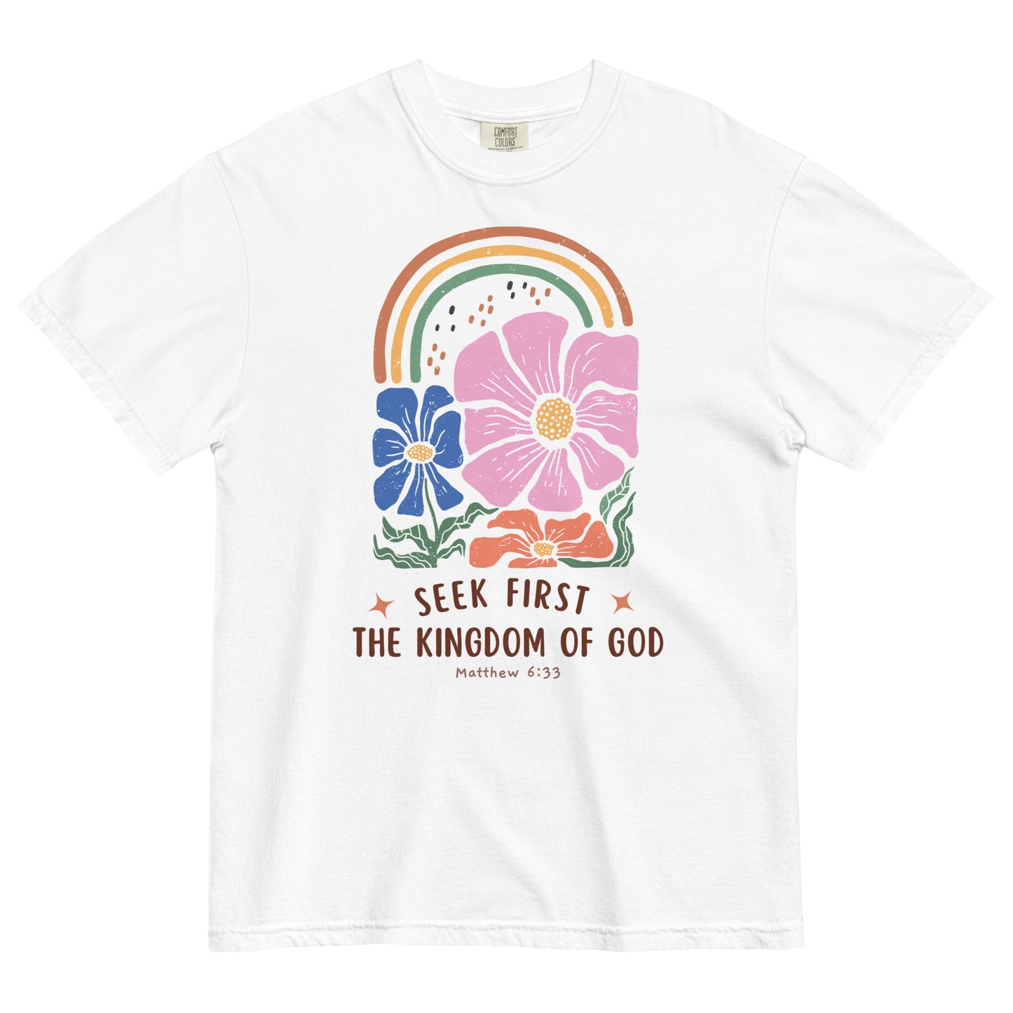 Seek First The Kingdom of God Women's Christian T-Shirt Kadosh Life