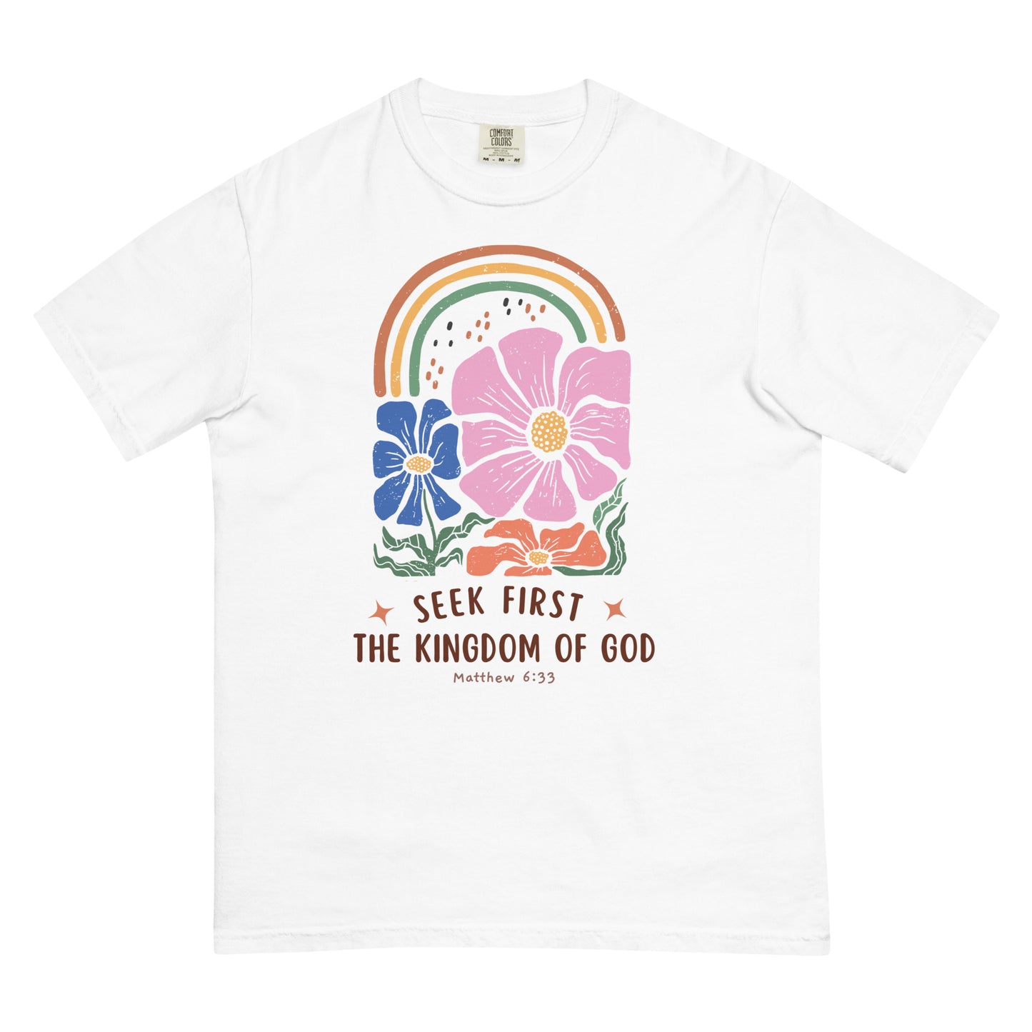 Seek First The Kingdom of God Women's Christian T-Shirt Kadosh Life