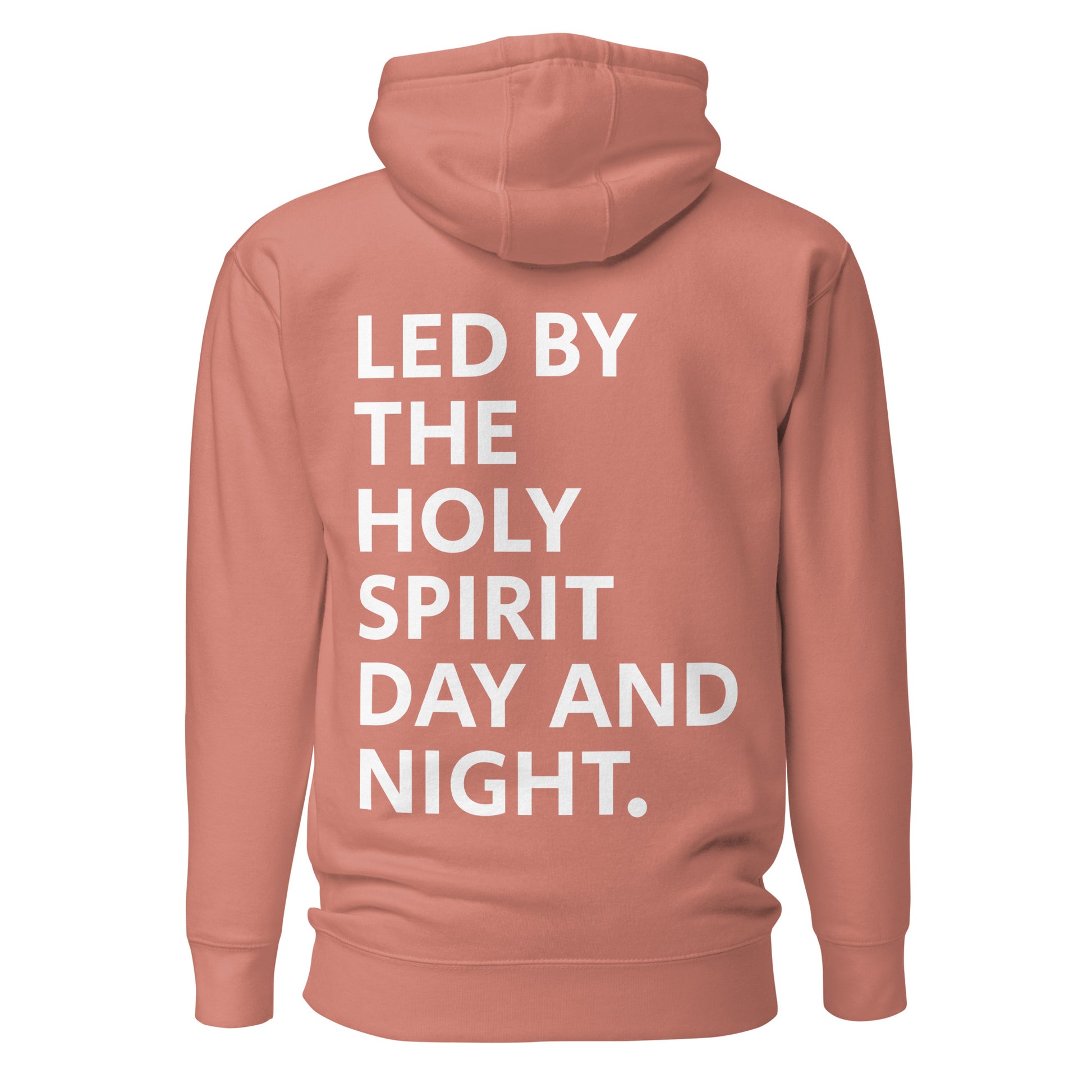 Led By The Holy Spirit Unisex Christian Hoodie Hoodies Dusty Rose Kadosh Life