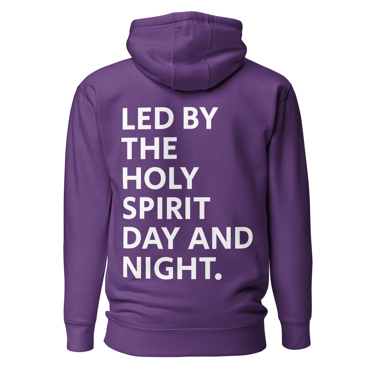 Led By The Holy Spirit Unisex Christian Hoodie Hoodies Purple Kadosh Life