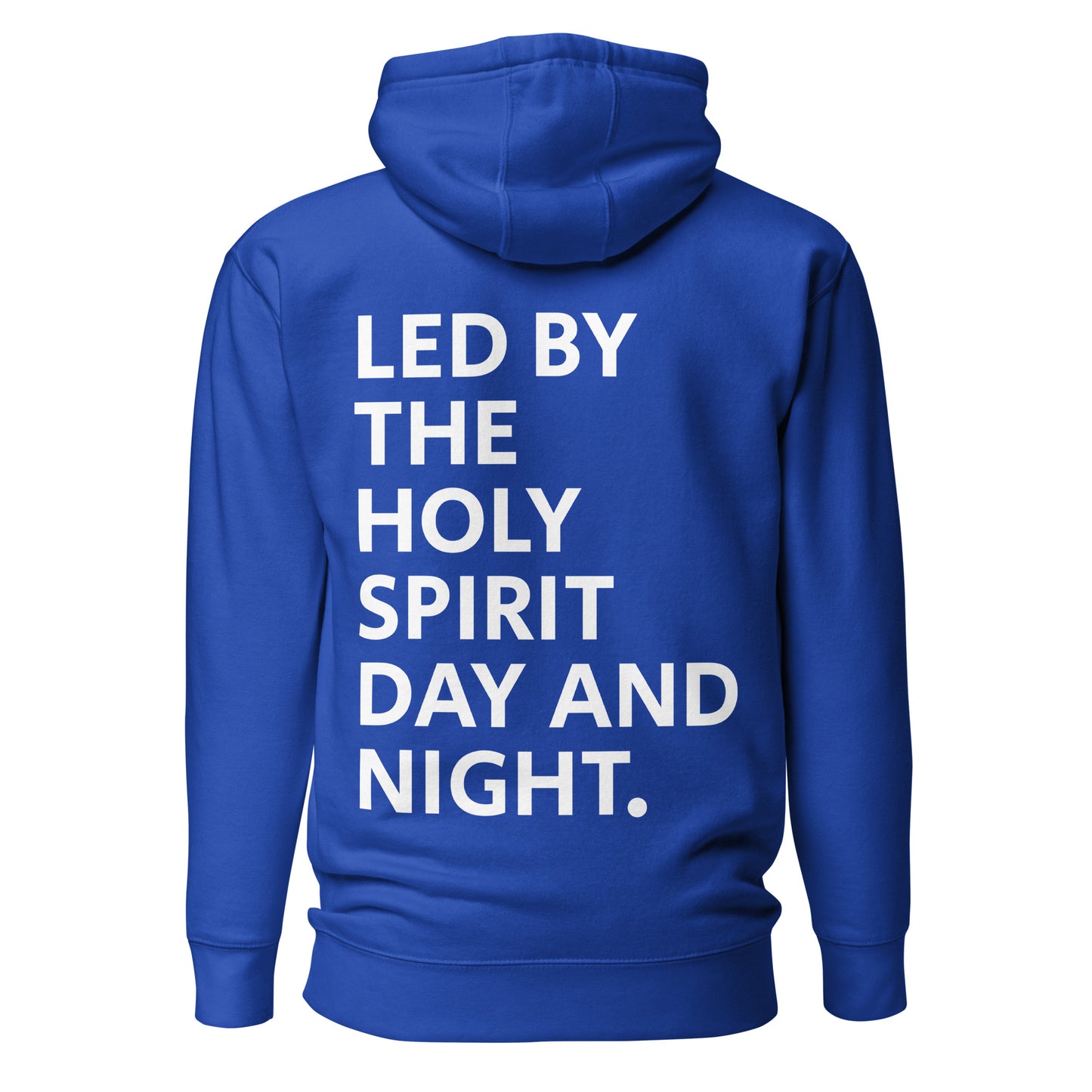 Led By The Holy Spirit Unisex Christian Hoodie Hoodies Team Royal Kadosh Life