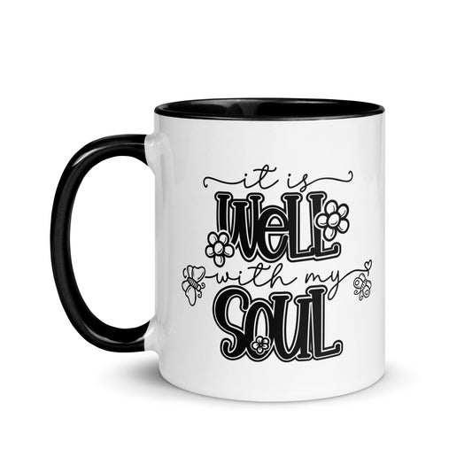 Faith And Inspirational Coffee Mug Gift It Is Well With My Soul 11 oz Kadosh Life