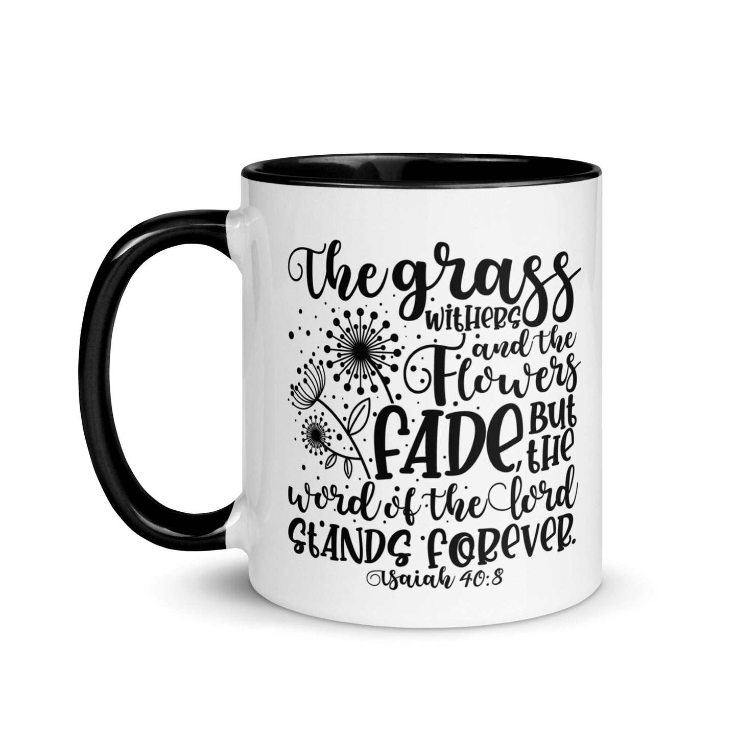 The Word of the Lord Stands Forever Bible Verse Christian Coffee Mug Kadosh Life