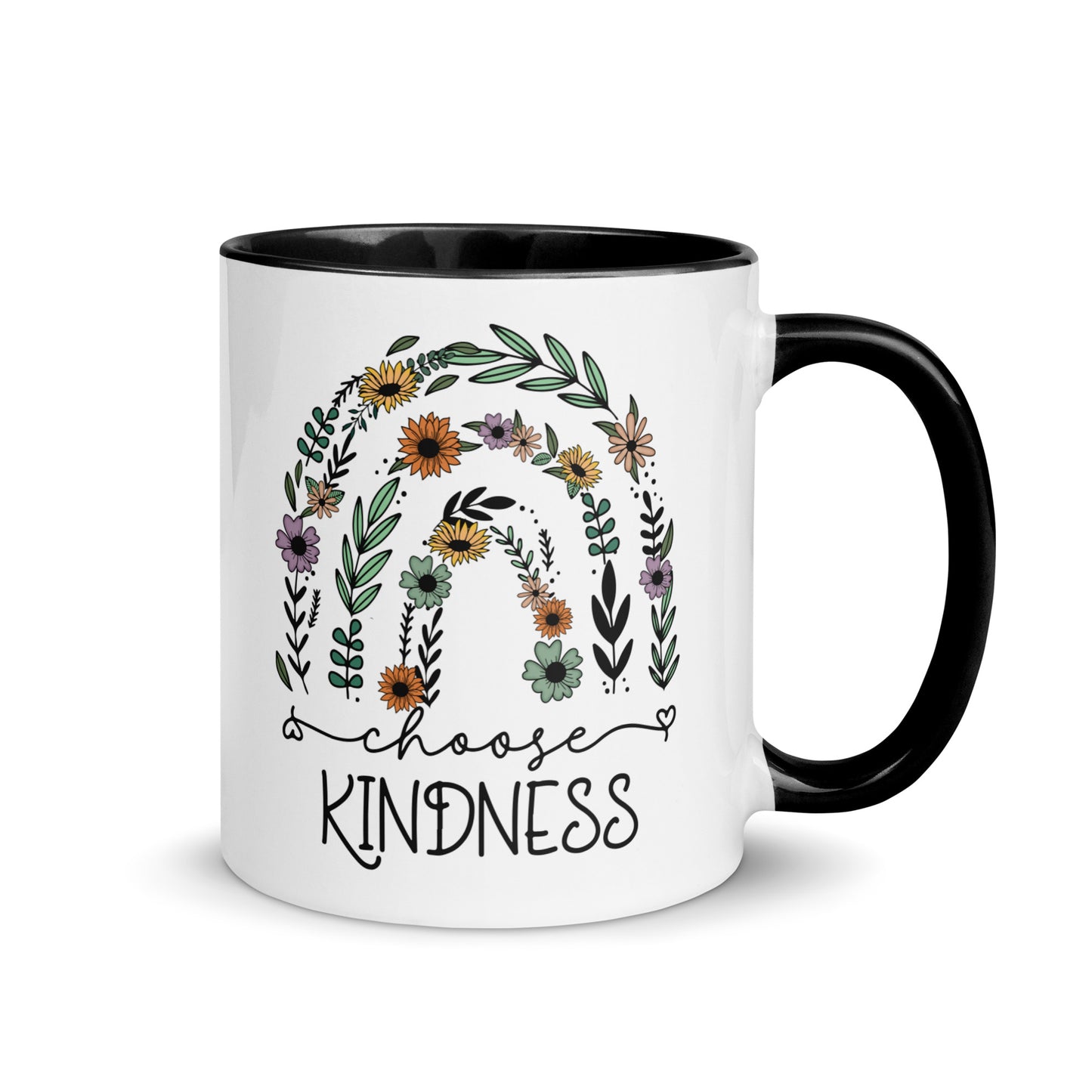 Choose Kindness Inspirational Floral Christian Mug Kadosh Life