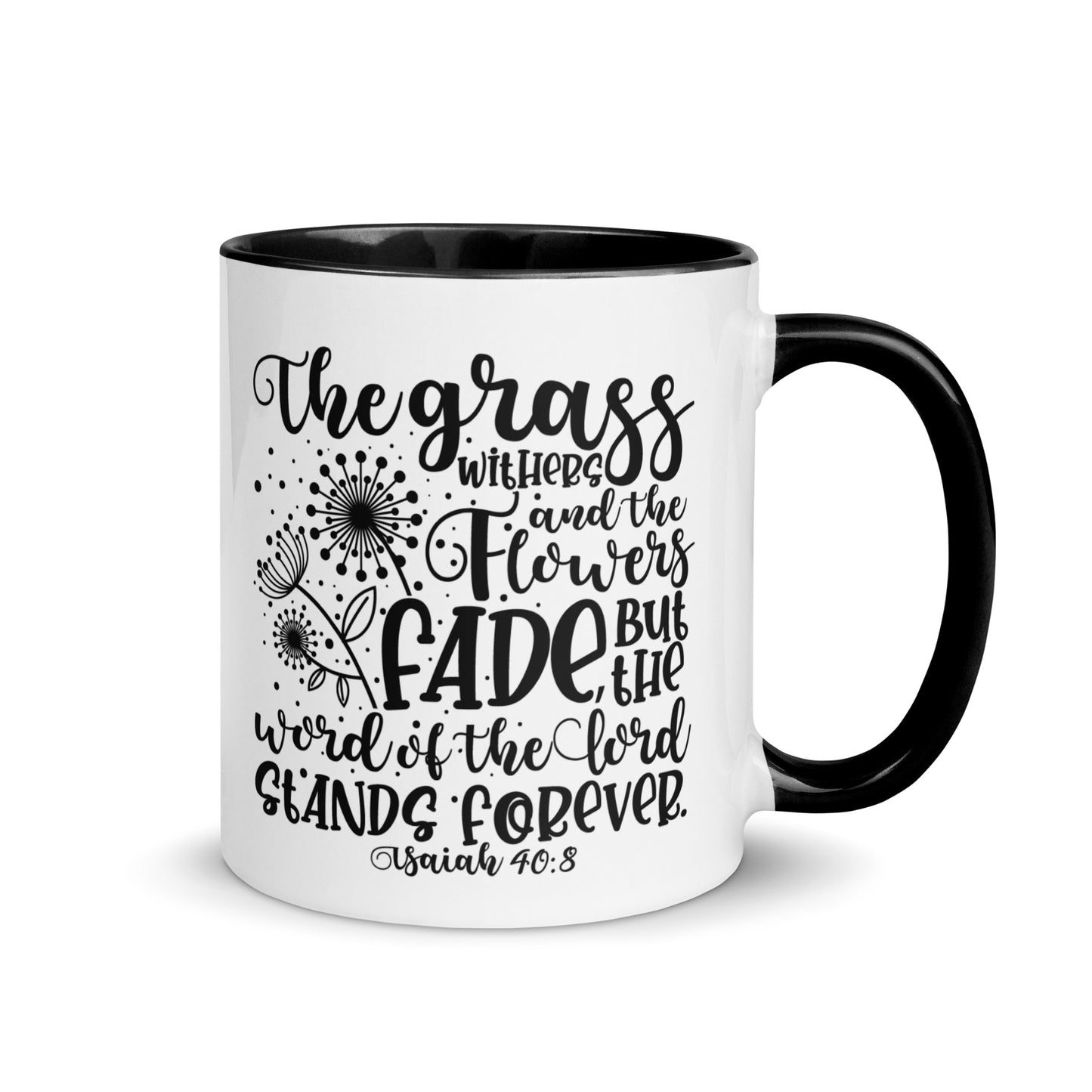 The Word of the Lord Stands Forever Bible Verse Christian Coffee Mug Kadosh Life