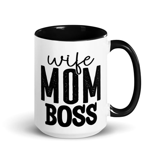 Wife Mom Boss Coffee Mug Kadosh Life